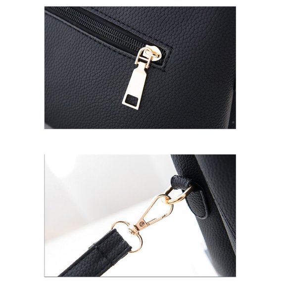 Chic Crossbody Fashion Bag - Style & Function - 5 Pockets - Lilac - Picture 6 of 8